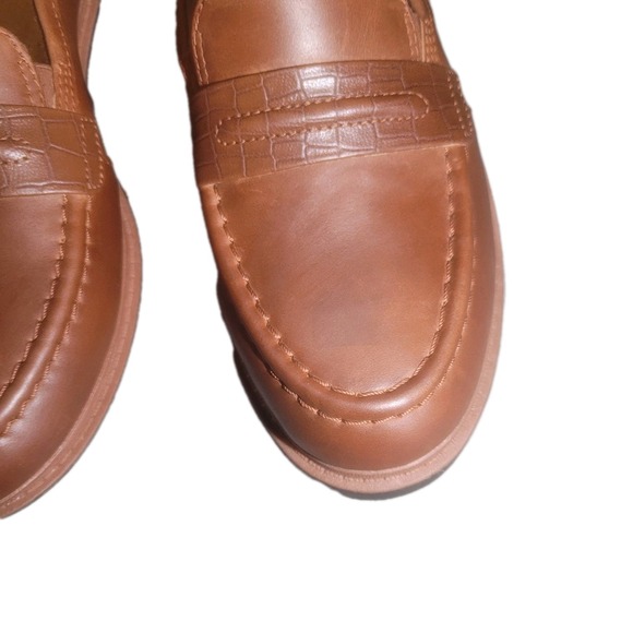 Clarks Collection Leather Loafers Westlynn Bay Tan Womens SZ 8 - Picture 3 of 11